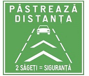 Distanța de siguranță rutieră între autovehicule pe autostrăzi și drumuri expres
