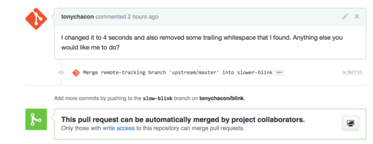 Figure 97. Pull Request now merges cleanly