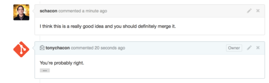 Figure 115. Responses to emails are included in the thread
