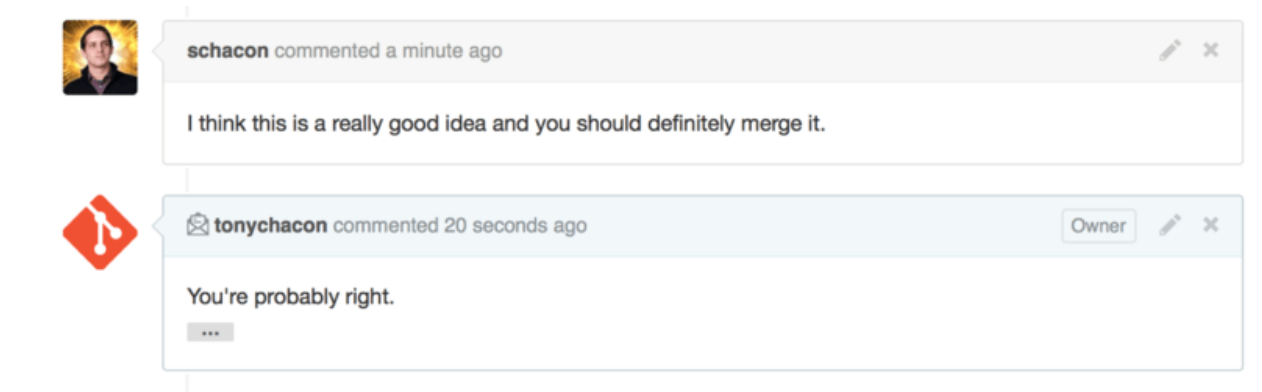 Figure 115. Responses to emails are included in the thread