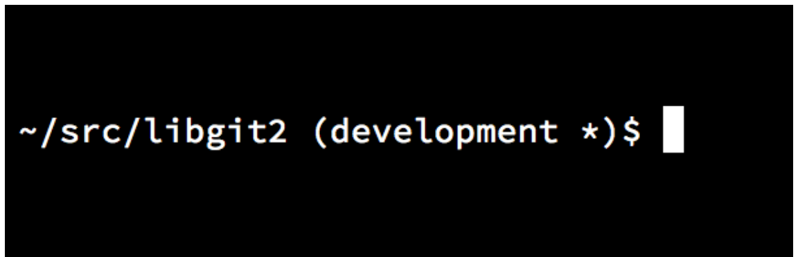 Figure 184. Customized bash prompt
